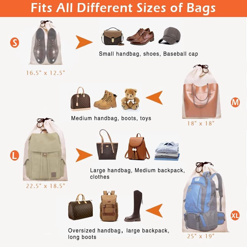 Breathable Dust - Proof Drawstring Storage Pouch Bag( Pack 101.44oz)