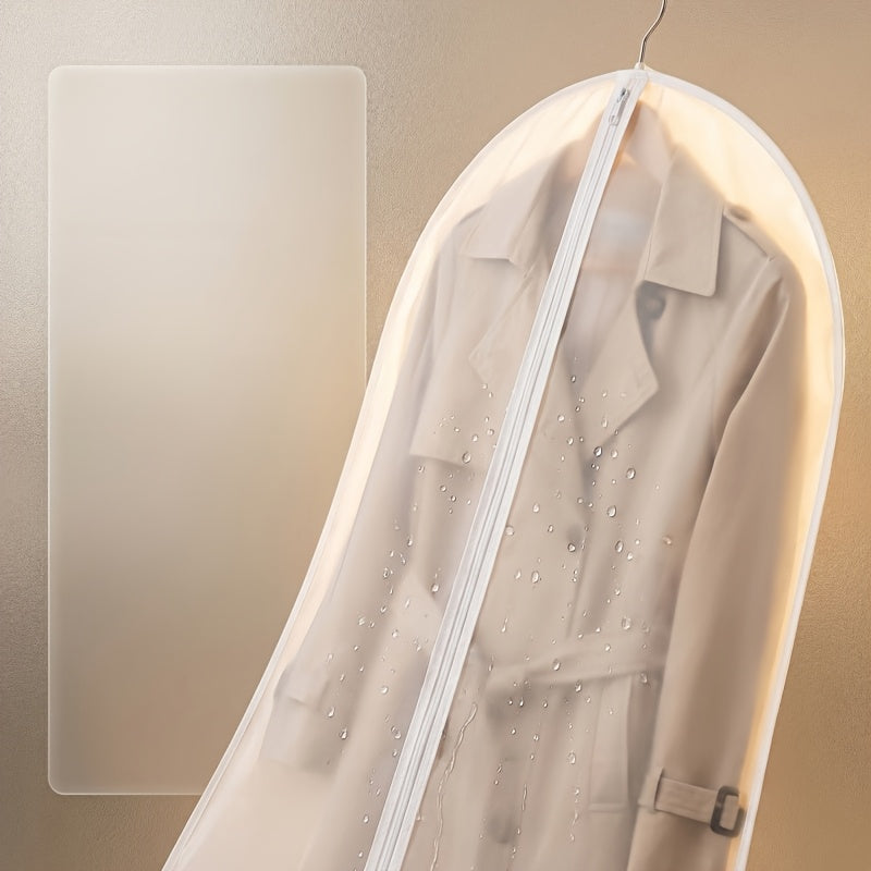 16pcs Heavy-Duty Waterproof Dustproof Wrinkle-Free Garment Bags with Hanging Hooks Transparent Hanging Closet Organizer for Travel Home Wardrobe Stackable Design for Dresses Shirts Suits Coats Dress Bag, Funda De Ropa Para El Polvo