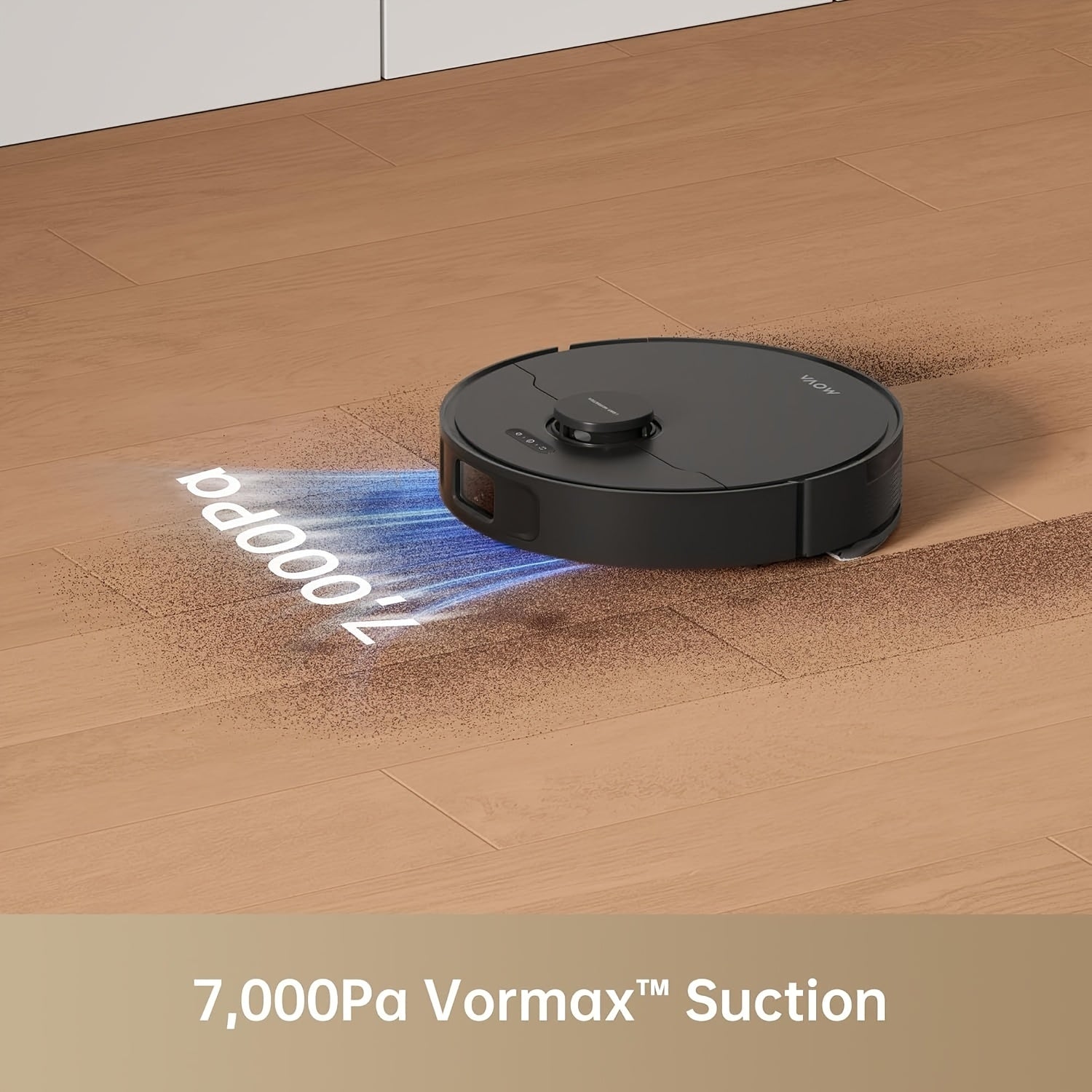 Mova S10 Robotic Vacuum with 7000Pa Suction Power, 260 Minutes of Operation, Adjustable Brush, Self-Recharging Capabilities, Designed for Homes, Pet Hair, Hard Surfaces, And Controllable Via App And Voice