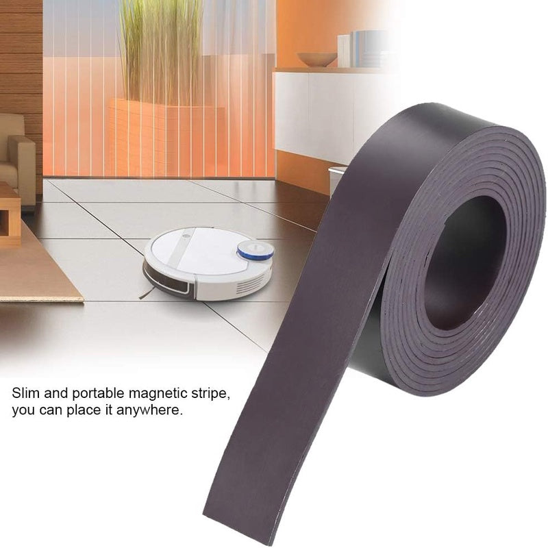 Magnetic Boundary Tape for Robot Vacuum Cleaners & Sweepers - No- Magnetic Stripe, Cut-to-Fit Floor\u002FWall Barrier System, Compatible with, Neato, Eureka, Smart Mapping & Obstacle Avoidance (Easy Install)