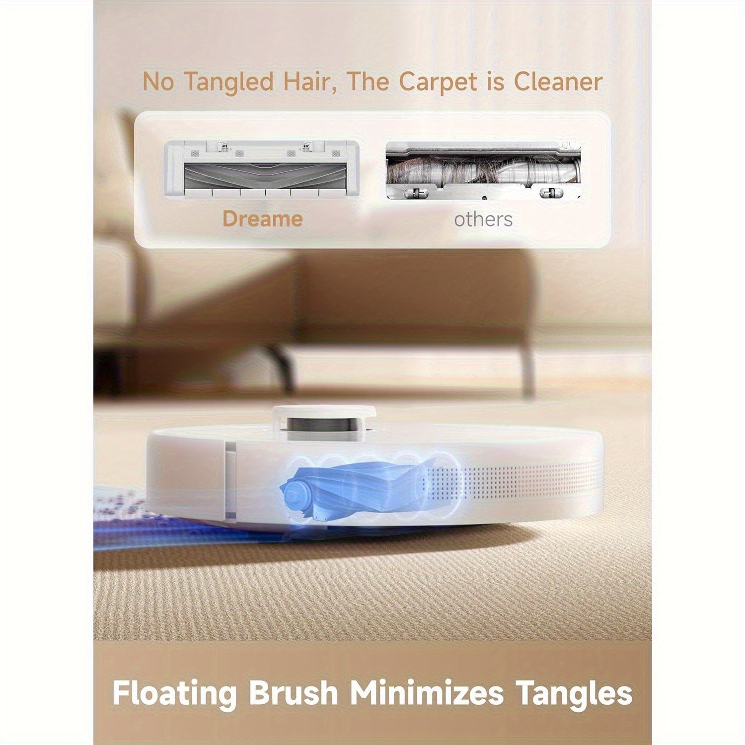 Dreame Robot Vacuum and Mop with Self-Emptying Base, 6000Pa Powerful Suction, Smart LiDAR Navigation & Obstacle Avoidance, 2-in-1 Wet\u002FDry Mop Suitable for Carpet, Hard Floors, Pet Hair, App\u002FWi-Fi Control, Hands-Free Cleaning System