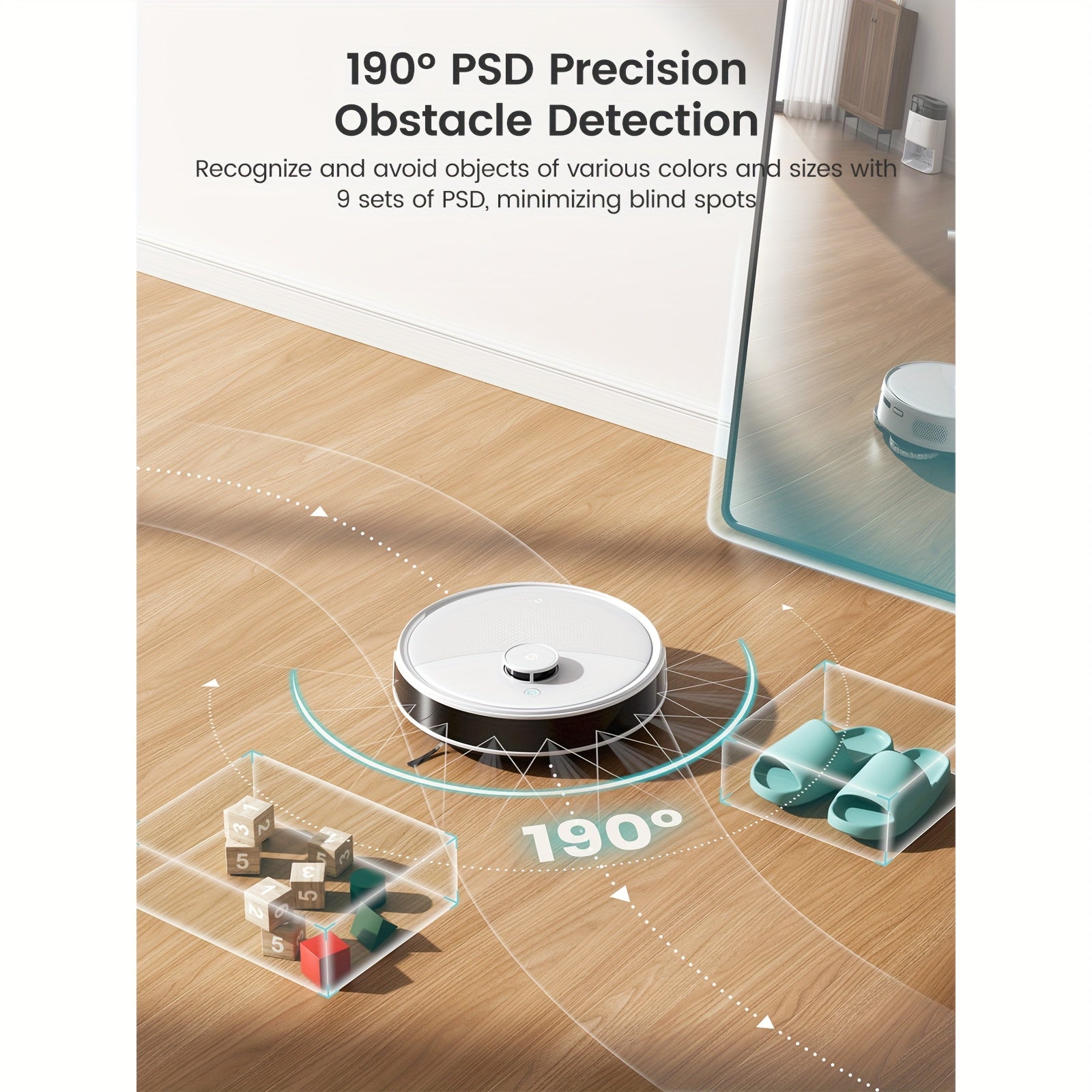 Lefant M3 Robot Vacuum, Vacuum Robot And Mop, 14000Pa Suction, Anti-Tangle Brushes, Dual Spinning Mop, Auto Mop Washing, Powerful Cleaning, Self-Emptying, Self-Refilling, for Carpet Pet Hair Dust, WiFi\u002FApp\u002FAlexa\u002FDTOF Laser Navigation